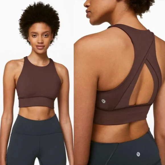 Lululemon Ignite Bra Women’s Size 4 B/C Cup Cherry Cola - Picture 7 of 8